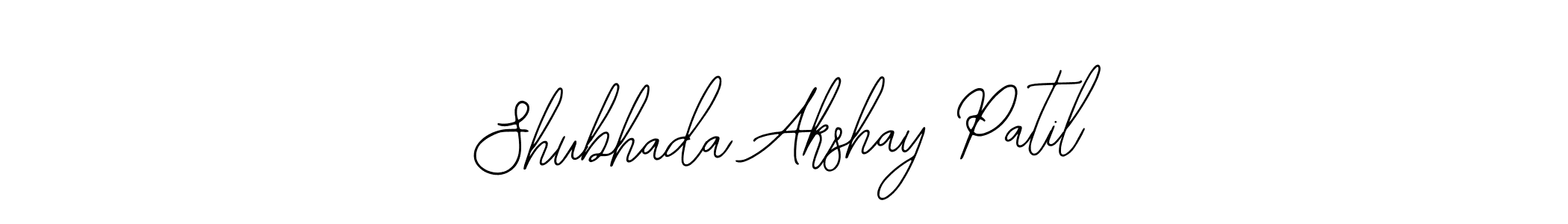 Use a signature maker to create a handwritten signature online. With this signature software, you can design (Bearetta-2O07w) your own signature for name Shubhada Akshay Patil. Shubhada Akshay Patil signature style 12 images and pictures png