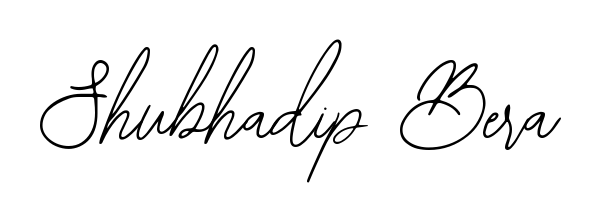 Designed for modern professionals: Shubhadip Bera name signature crafted with Bearetta-2O07w script. Ready for digital PDF workflows. Shubhadip Bera signature style 12 images and pictures png