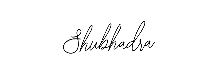 How to make Shubhadra signature? Bearetta-2O07w is a professional autograph style. Create handwritten signature for Shubhadra name. Shubhadra signature style 12 images and pictures png