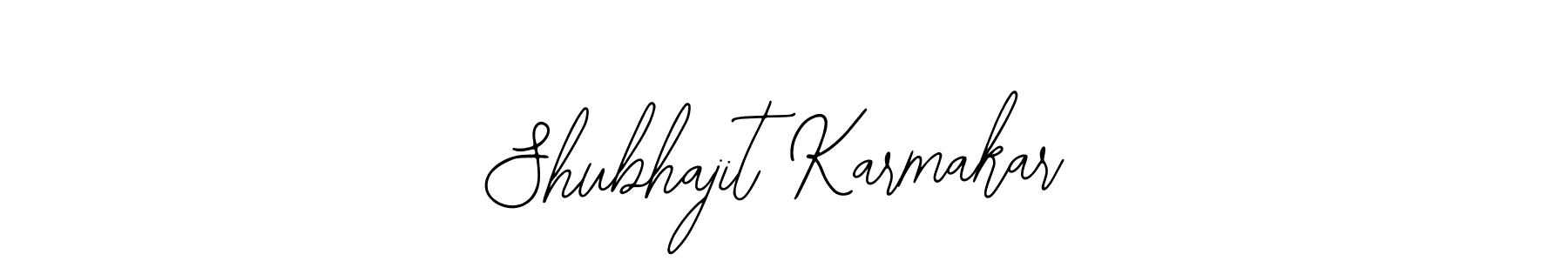 How to make Shubhajit Karmakar signature? Bearetta-2O07w is a professional autograph style. Create handwritten signature for Shubhajit Karmakar name. Shubhajit Karmakar signature style 12 images and pictures png