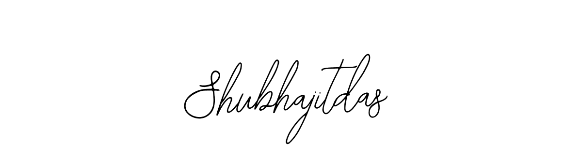 How to make Shubhajitdas name signature. Use Bearetta-2O07w style for creating short signs online. This is the latest handwritten sign. Shubhajitdas signature style 12 images and pictures png