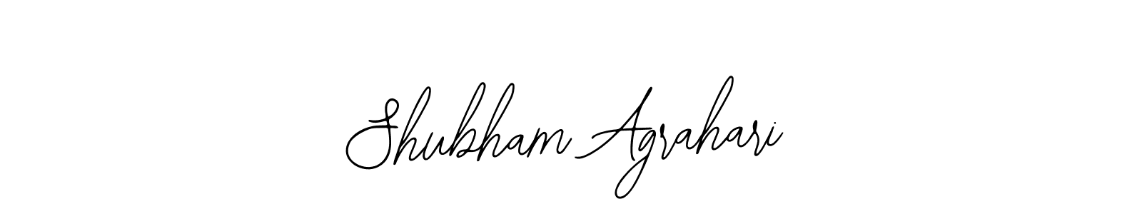 Similarly Bearetta-2O07w is the best handwritten signature design. Signature creator online .You can use it as an online autograph creator for name Shubham Agrahari. Shubham Agrahari signature style 12 images and pictures png