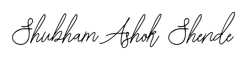Achieve flawless digital penmanship with Shubham Ashok Shende name in Bearetta-2O07w font. The perfect tool for creating online signatures. Shubham Ashok Shende signature style 12 images and pictures png
