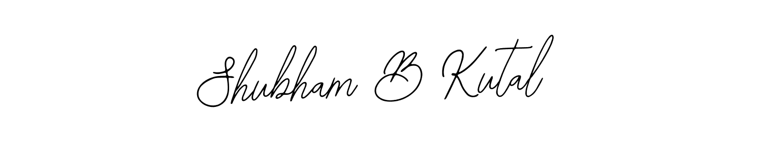 Shubham B Kutal stylish signature style. Best Handwritten Sign (Bearetta-2O07w) for my name. Handwritten Signature Collection Ideas for my name Shubham B Kutal. Shubham B Kutal signature style 12 images and pictures png