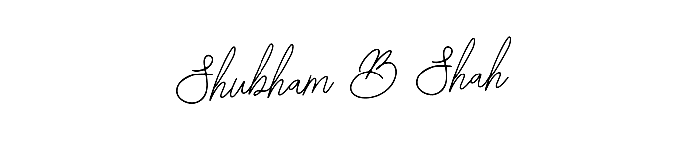 Shubham B Shah stylish signature style. Best Handwritten Sign (Bearetta-2O07w) for my name. Handwritten Signature Collection Ideas for my name Shubham B Shah. Shubham B Shah signature style 12 images and pictures png