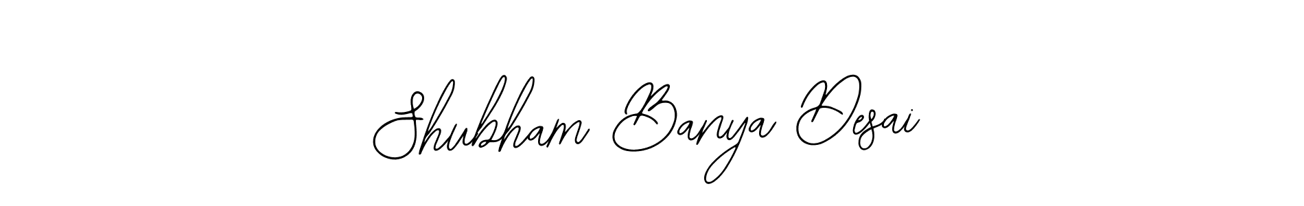 Make a beautiful signature design for name Shubham Banya Desai. Use this online signature maker to create a handwritten signature for free. Shubham Banya Desai signature style 12 images and pictures png