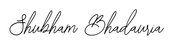 Design your own signature with our free online signature maker. With this signature software, you can create a handwritten (Bearetta-2O07w) signature for name Shubham Bhadauria. Shubham Bhadauria signature style 12 images and pictures png