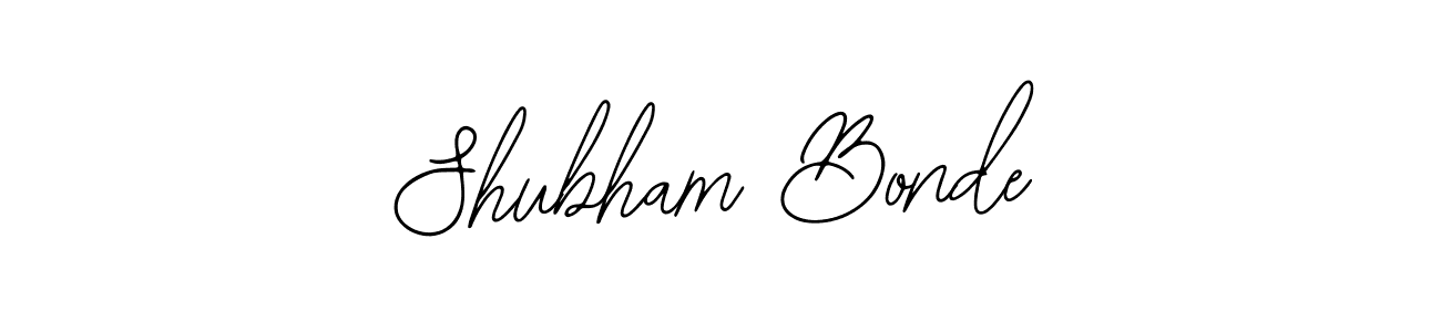 The best way (Bearetta-2O07w) to make a short signature is to pick only two or three words in your name. The name Shubham Bonde include a total of six letters. For converting this name. Shubham Bonde signature style 12 images and pictures png