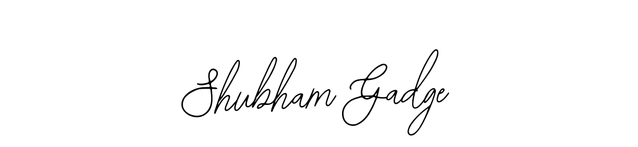 Use a signature maker to create a handwritten signature online. With this signature software, you can design (Bearetta-2O07w) your own signature for name Shubham Gadge. Shubham Gadge signature style 12 images and pictures png