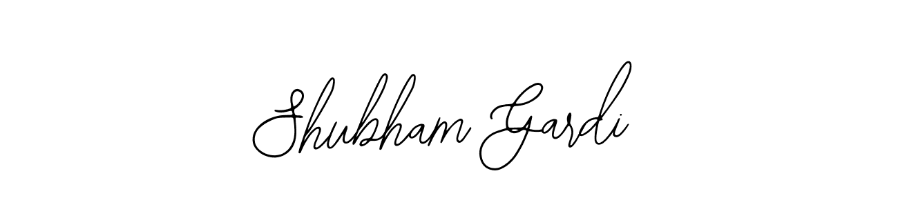 Shubham Gardi stylish signature style. Best Handwritten Sign (Bearetta-2O07w) for my name. Handwritten Signature Collection Ideas for my name Shubham Gardi. Shubham Gardi signature style 12 images and pictures png