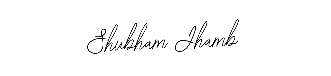 Design your own signature with our free online signature maker. With this signature software, you can create a handwritten (Bearetta-2O07w) signature for name Shubham Jhamb. Shubham Jhamb signature style 12 images and pictures png