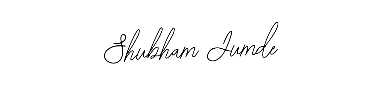 Shubham Jumde stylish signature style. Best Handwritten Sign (Bearetta-2O07w) for my name. Handwritten Signature Collection Ideas for my name Shubham Jumde. Shubham Jumde signature style 12 images and pictures png