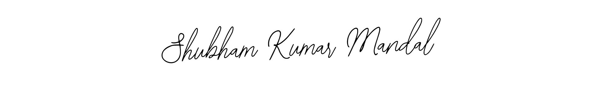 Use a signature maker to create a handwritten signature online. With this signature software, you can design (Bearetta-2O07w) your own signature for name Shubham Kumar Mandal. Shubham Kumar Mandal signature style 12 images and pictures png