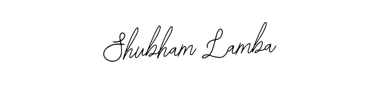 Bearetta-2O07w is a professional signature style that is perfect for those who want to add a touch of class to their signature. It is also a great choice for those who want to make their signature more unique. Get Shubham Lamba name to fancy signature for free. Shubham Lamba signature style 12 images and pictures png