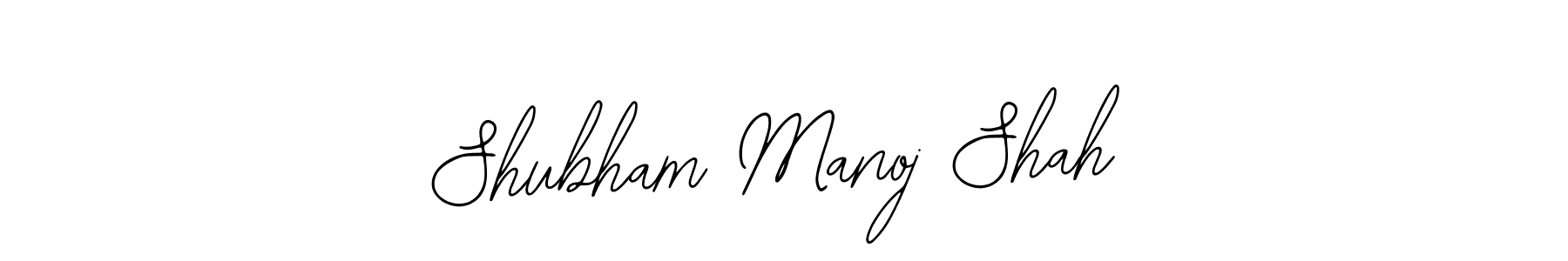 Also we have Shubham Manoj Shah name is the best signature style. Create professional handwritten signature collection using Bearetta-2O07w autograph style. Shubham Manoj Shah signature style 12 images and pictures png