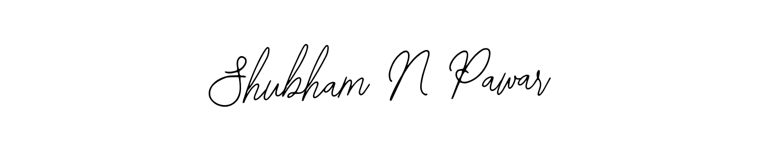 The best way (Bearetta-2O07w) to make a short signature is to pick only two or three words in your name. The name Shubham N Pawar include a total of six letters. For converting this name. Shubham N Pawar signature style 12 images and pictures png