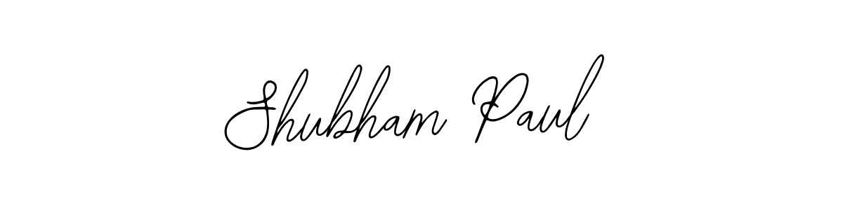 Design your own signature with our free online signature maker. With this signature software, you can create a handwritten (Bearetta-2O07w) signature for name Shubham Paul. Shubham Paul signature style 12 images and pictures png