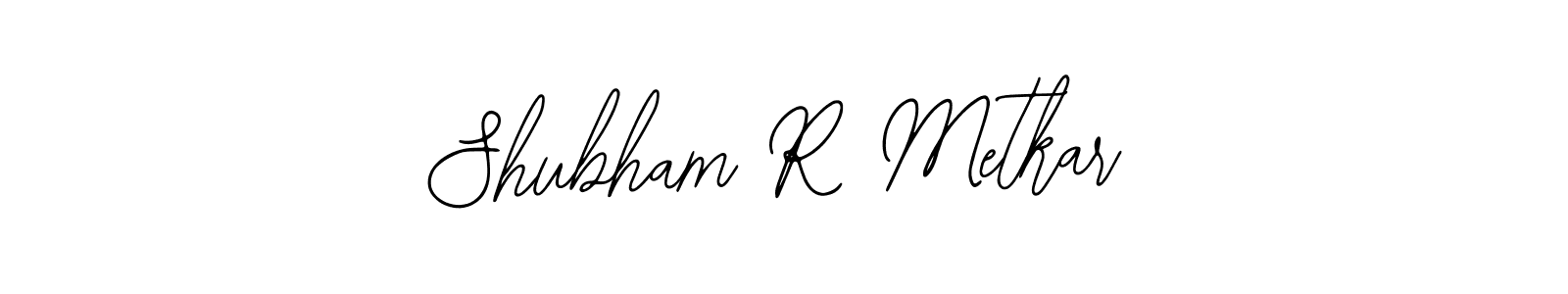 Design your own signature with our free online signature maker. With this signature software, you can create a handwritten (Bearetta-2O07w) signature for name Shubham R Metkar. Shubham R Metkar signature style 12 images and pictures png