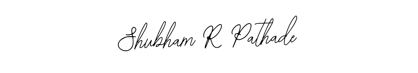 if you are searching for the best signature style for your name Shubham R Pathade. so please give up your signature search. here we have designed multiple signature styles  using Bearetta-2O07w. Shubham R Pathade signature style 12 images and pictures png
