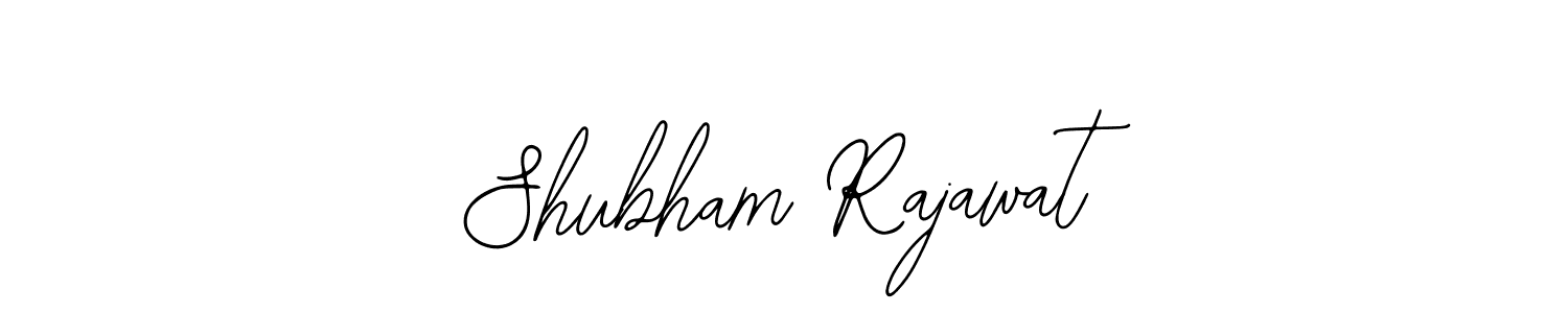 How to make Shubham Rajawat name signature. Use Bearetta-2O07w style for creating short signs online. This is the latest handwritten sign. Shubham Rajawat signature style 12 images and pictures png