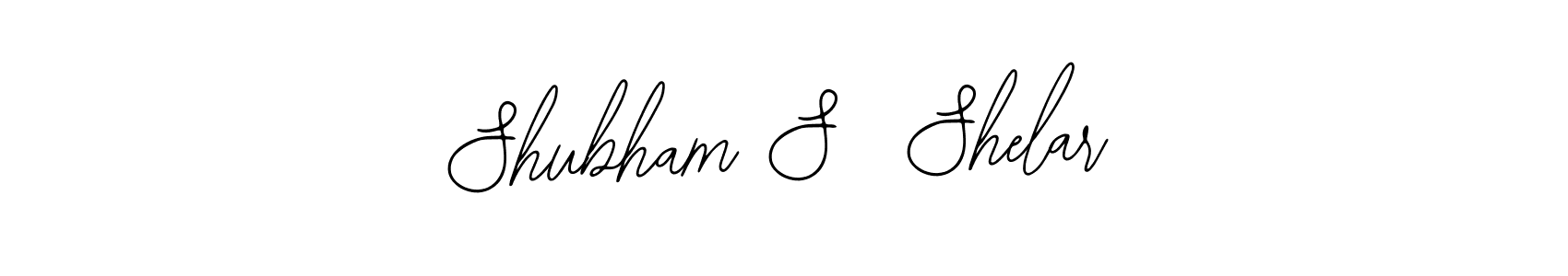 Design your own signature with our free online signature maker. With this signature software, you can create a handwritten (Bearetta-2O07w) signature for name Shubham S  Shelar. Shubham S  Shelar signature style 12 images and pictures png