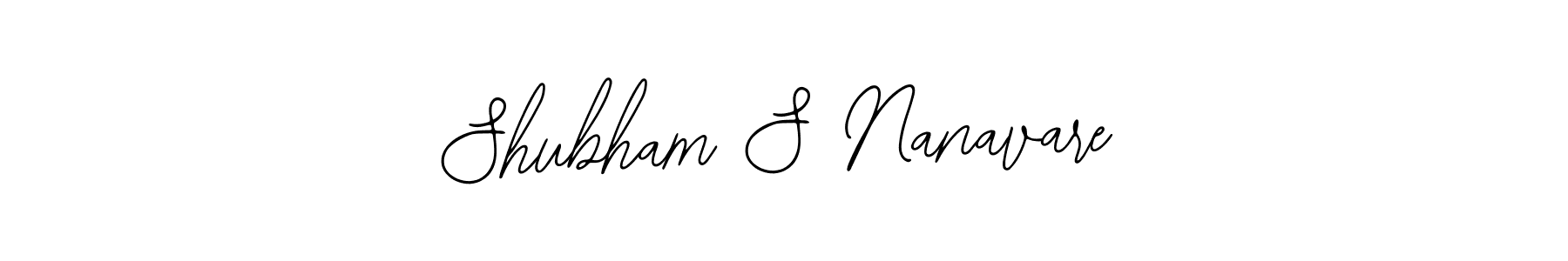 Create a beautiful signature design for name Shubham S Nanavare. With this signature (Bearetta-2O07w) fonts, you can make a handwritten signature for free. Shubham S Nanavare signature style 12 images and pictures png