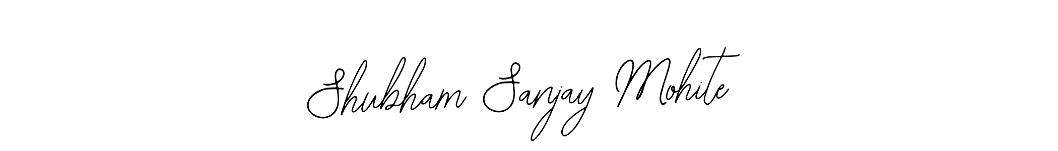 You should practise on your own different ways (Bearetta-2O07w) to write your name (Shubham Sanjay Mohite) in signature. don't let someone else do it for you. Shubham Sanjay Mohite signature style 12 images and pictures png
