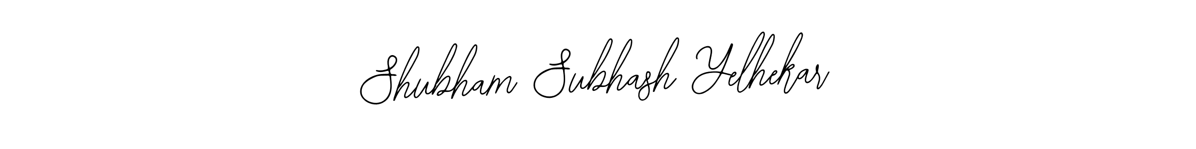 Make a beautiful signature design for name Shubham Subhash Yelhekar. Use this online signature maker to create a handwritten signature for free. Shubham Subhash Yelhekar signature style 12 images and pictures png