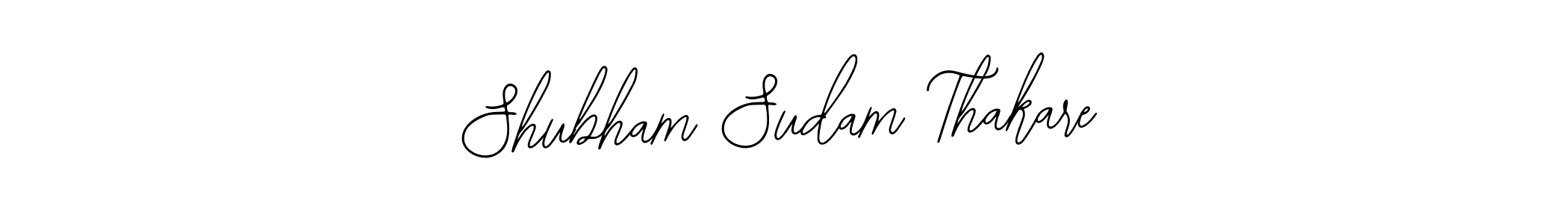 Bearetta-2O07w is a professional signature style that is perfect for those who want to add a touch of class to their signature. It is also a great choice for those who want to make their signature more unique. Get Shubham Sudam Thakare name to fancy signature for free. Shubham Sudam Thakare signature style 12 images and pictures png
