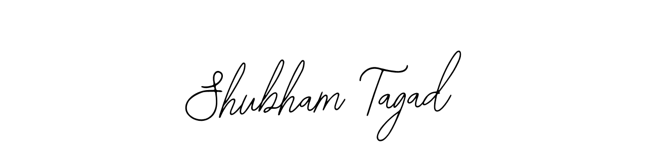 Use a signature maker to create a handwritten signature online. With this signature software, you can design (Bearetta-2O07w) your own signature for name Shubham Tagad. Shubham Tagad signature style 12 images and pictures png