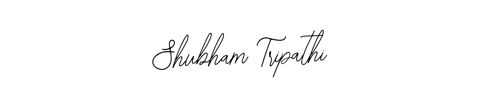 How to make Shubham Tripathi name signature. Use Bearetta-2O07w style for creating short signs online. This is the latest handwritten sign. Shubham Tripathi signature style 12 images and pictures png