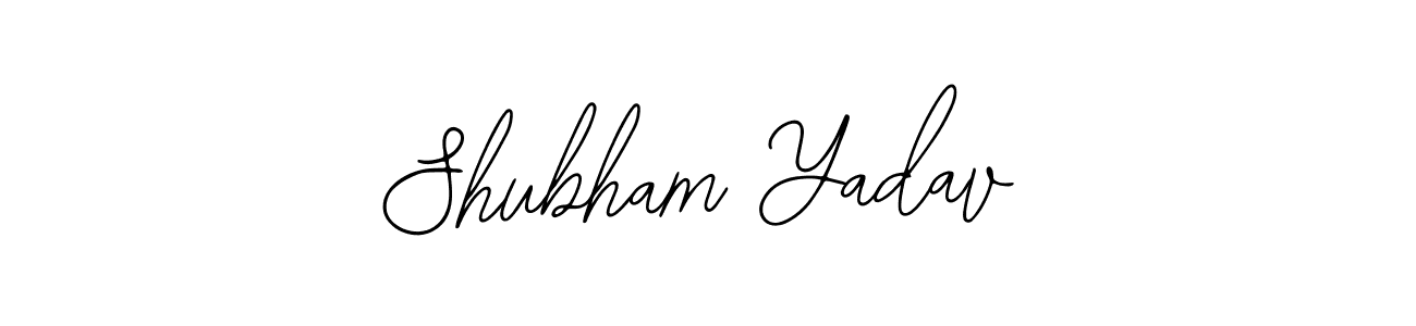 Shubham Yadav stylish signature style. Best Handwritten Sign (Bearetta-2O07w) for my name. Handwritten Signature Collection Ideas for my name Shubham Yadav. Shubham Yadav signature style 12 images and pictures png