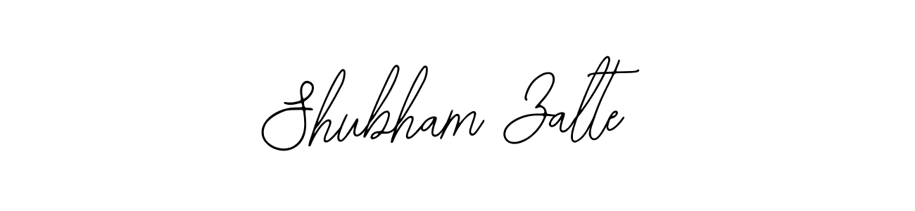 You should practise on your own different ways (Bearetta-2O07w) to write your name (Shubham Zalte) in signature. don't let someone else do it for you. Shubham Zalte signature style 12 images and pictures png