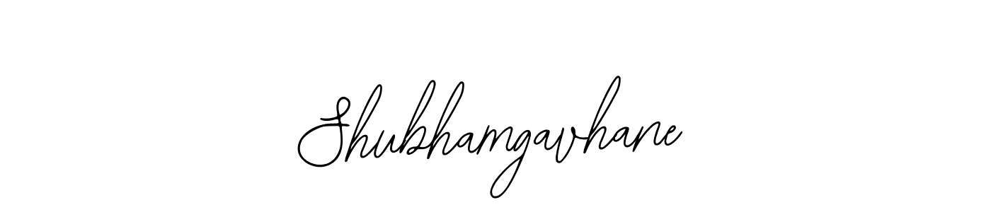 How to make Shubhamgavhane name signature. Use Bearetta-2O07w style for creating short signs online. This is the latest handwritten sign. Shubhamgavhane signature style 12 images and pictures png