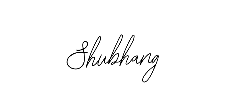 Also we have Shubhang name is the best signature style. Create professional handwritten signature collection using Bearetta-2O07w autograph style. Shubhang signature style 12 images and pictures png