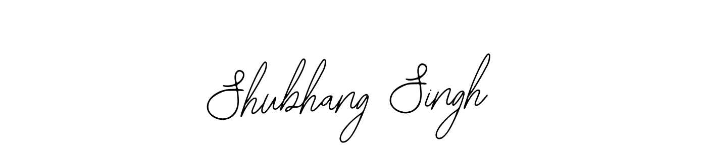 Also we have Shubhang Singh name is the best signature style. Create professional handwritten signature collection using Bearetta-2O07w autograph style. Shubhang Singh signature style 12 images and pictures png