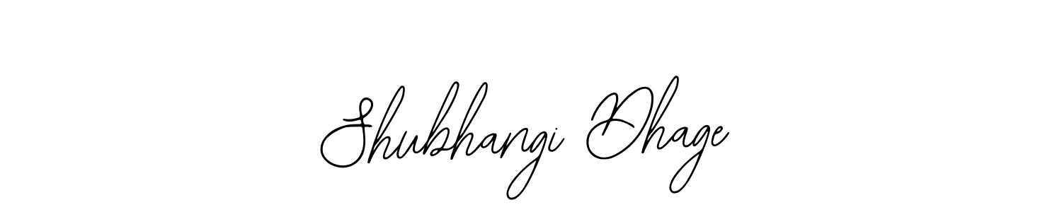 Use a signature maker to create a handwritten signature online. With this signature software, you can design (Bearetta-2O07w) your own signature for name Shubhangi Dhage. Shubhangi Dhage signature style 12 images and pictures png