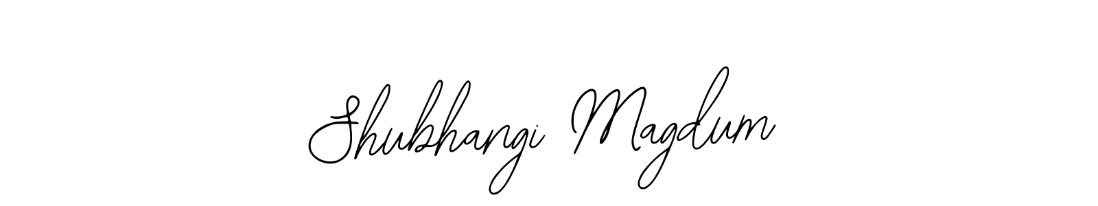 Make a beautiful signature design for name Shubhangi Magdum. Use this online signature maker to create a handwritten signature for free. Shubhangi Magdum signature style 12 images and pictures png