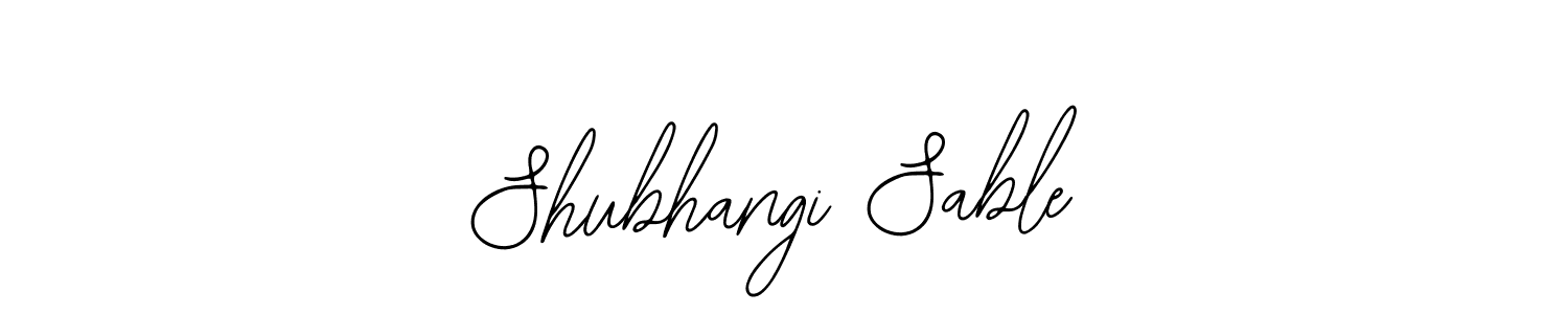 Also You can easily find your signature by using the search form. We will create Shubhangi Sable name handwritten signature images for you free of cost using Bearetta-2O07w sign style. Shubhangi Sable signature style 12 images and pictures png