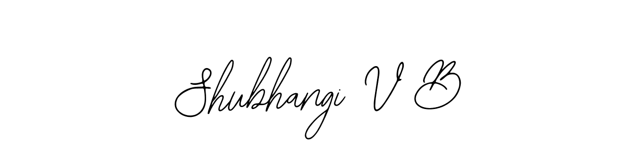 It looks lik you need a new signature style for name Shubhangi V B. Design unique handwritten (Bearetta-2O07w) signature with our free signature maker in just a few clicks. Shubhangi V B signature style 12 images and pictures png