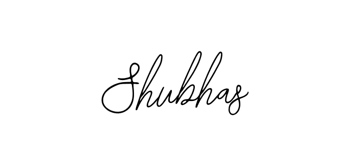 Shubhas stylish signature style. Best Handwritten Sign (Bearetta-2O07w) for my name. Handwritten Signature Collection Ideas for my name Shubhas. Shubhas signature style 12 images and pictures png