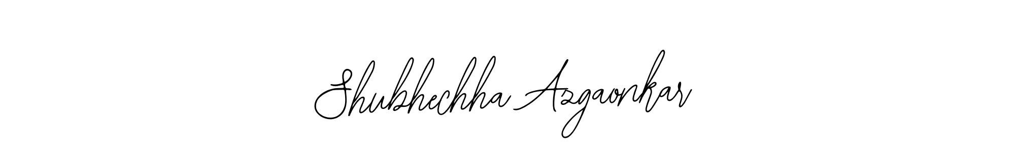 You should practise on your own different ways (Bearetta-2O07w) to write your name (Shubhechha Azgaonkar) in signature. don't let someone else do it for you. Shubhechha Azgaonkar signature style 12 images and pictures png