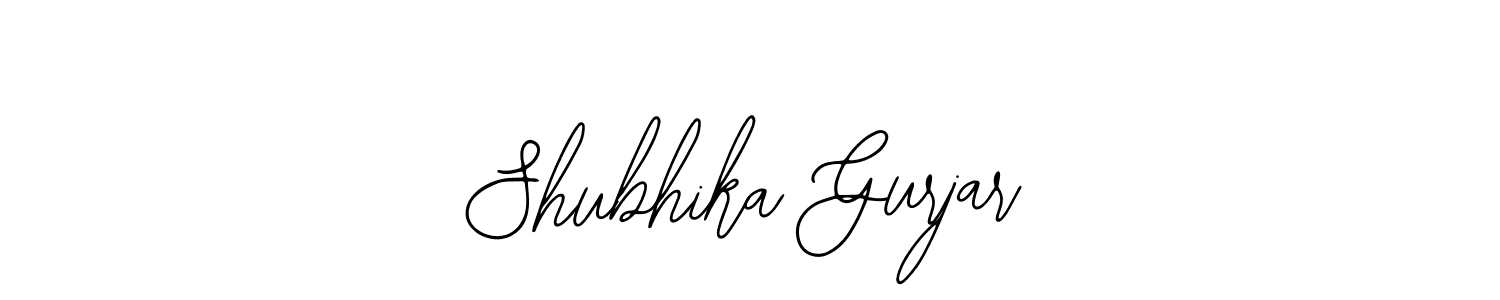 if you are searching for the best signature style for your name Shubhika Gurjar. so please give up your signature search. here we have designed multiple signature styles  using Bearetta-2O07w. Shubhika Gurjar signature style 12 images and pictures png
