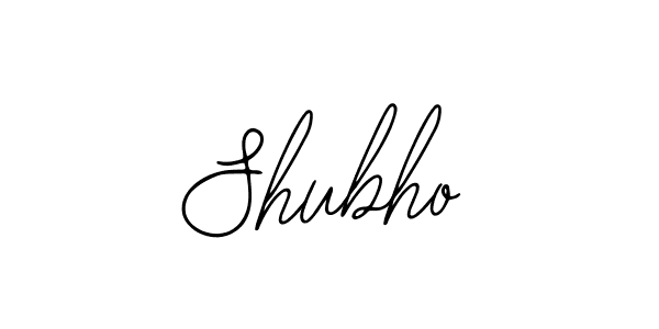 You should practise on your own different ways (Bearetta-2O07w) to write your name (Shubho) in signature. don't let someone else do it for you. Shubho signature style 12 images and pictures png