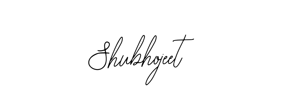 You should practise on your own different ways (Bearetta-2O07w) to write your name (Shubhojeet) in signature. don't let someone else do it for you. Shubhojeet signature style 12 images and pictures png