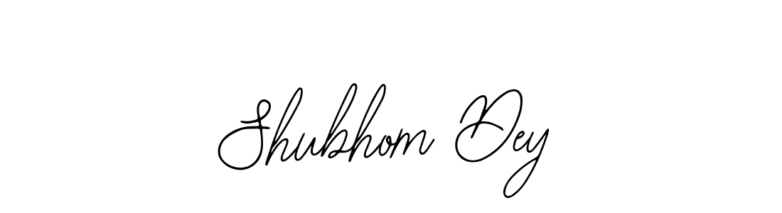 Create a beautiful signature design for name Shubhom Dey. With this signature (Bearetta-2O07w) fonts, you can make a handwritten signature for free. Shubhom Dey signature style 12 images and pictures png