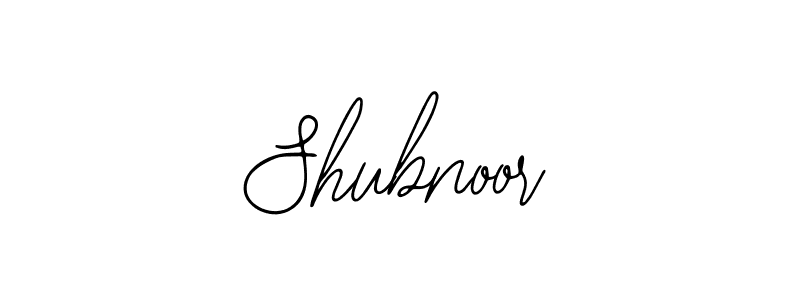How to make Shubnoor name signature. Use Bearetta-2O07w style for creating short signs online. This is the latest handwritten sign. Shubnoor signature style 12 images and pictures png