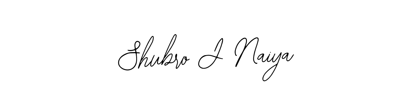 Design your own signature with our free online signature maker. With this signature software, you can create a handwritten (Bearetta-2O07w) signature for name Shubro J Naiya. Shubro J Naiya signature style 12 images and pictures png