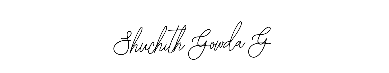 Make a beautiful signature design for name Shuchith Gowda G. Use this online signature maker to create a handwritten signature for free. Shuchith Gowda G signature style 12 images and pictures png