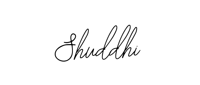 You should practise on your own different ways (Bearetta-2O07w) to write your name (Shuddhi) in signature. don't let someone else do it for you. Shuddhi signature style 12 images and pictures png